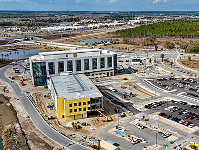 jacksonville contruction aerial photography